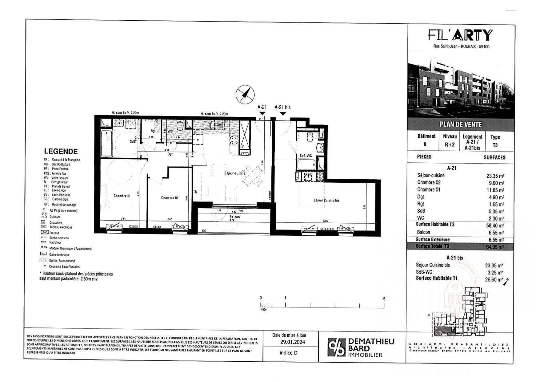 Vente Appartement 86m² Roubaix 1